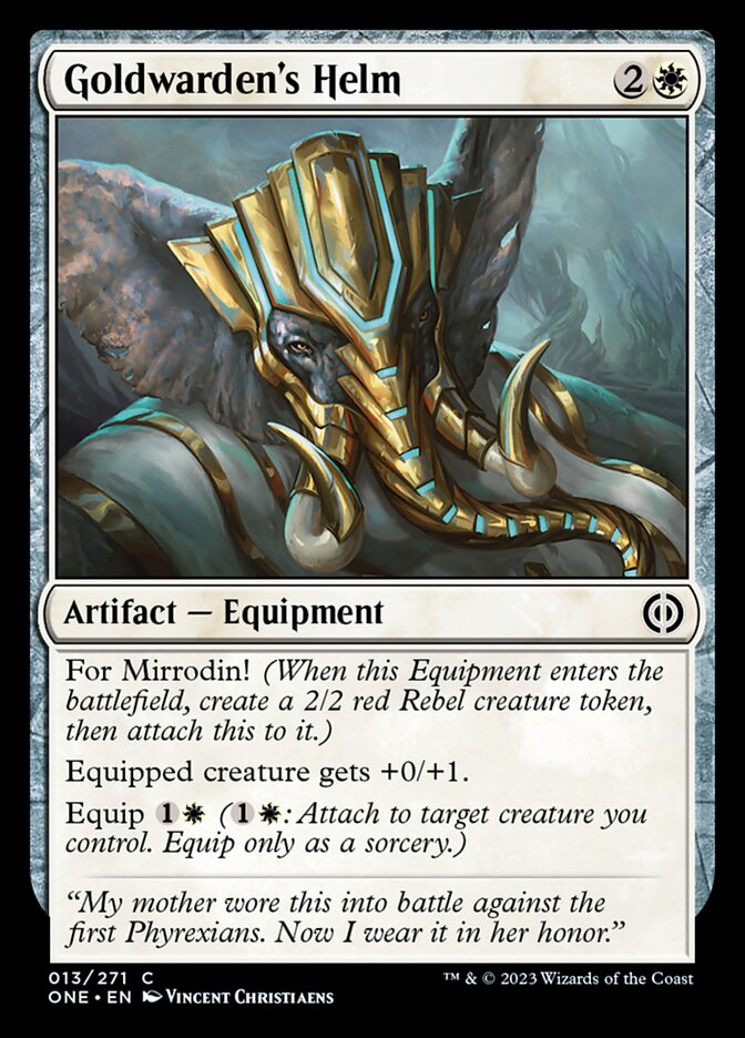 Goldwarden's Helm [Phyrexia: All Will Be One] - Magic: The Gathering - Card Brawlers | Quebec | Canada |