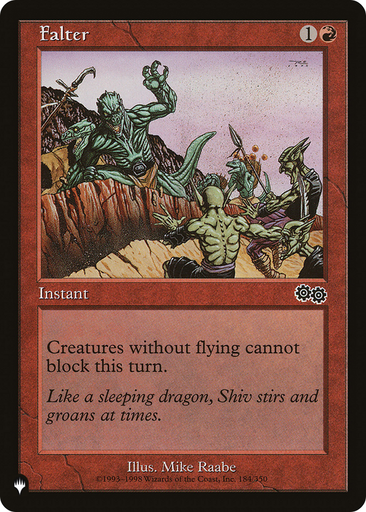 Falter [The List] - Magic: The Gathering - Card Brawlers | Quebec | Canada |