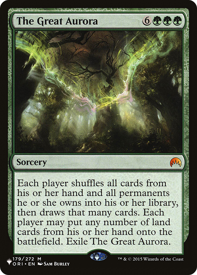 The Great Aurora [The List] - Magic: The Gathering - Card Brawlers | Quebec | Canada |