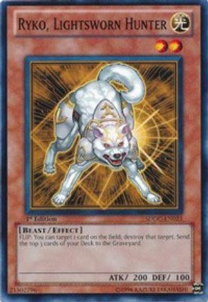 Ryko, Lightsworn Hunter [SDDC-EN023] Common - Yu-Gi-Oh! - Card Brawlers | Quebec | Canada |