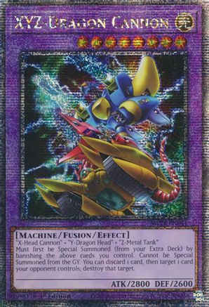 XYZ-Dragon Cannon (Alternate Art) [MP24-EN011] Quarter Century Secret Rare - Yu-Gi-Oh! - Card Brawlers | Quebec | Canada |