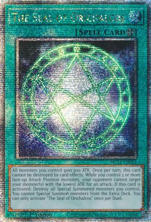 The Seal of Orichalcos [MP24-EN015] Quarter Century Secret Rare - Yu-Gi-Oh! - Card Brawlers | Quebec | Canada |