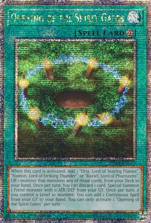 Opening of the Spirit Gates [MP24-EN019] Quarter Century Secret Rare - Yu-Gi-Oh! - Card Brawlers | Quebec | Canada |