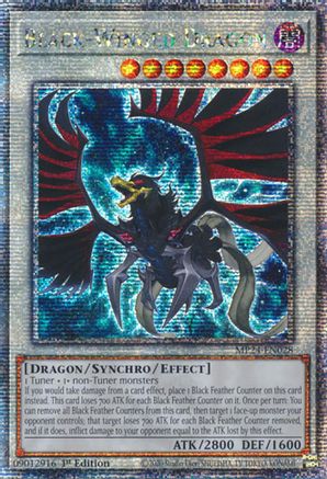 Black-Winged Dragon [MP24-EN028] Quarter Century Secret Rare - Yu-Gi-Oh! - Card Brawlers | Quebec | Canada |