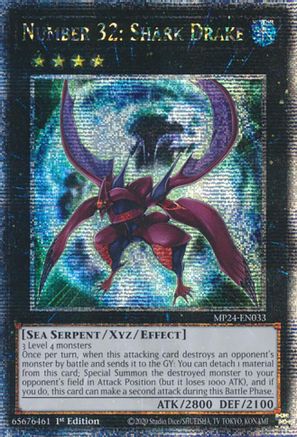 Number 32: Shark Drake [MP24-EN033] Quarter Century Secret Rare - Yu-Gi-Oh! - Card Brawlers | Quebec | Canada |