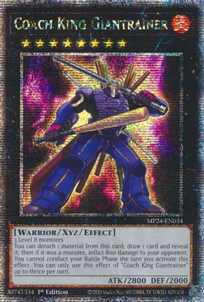 Coach King Giantrainer [MP24-EN034] Quarter Century Secret Rare - Yu-Gi-Oh! - Card Brawlers | Quebec | Canada |
