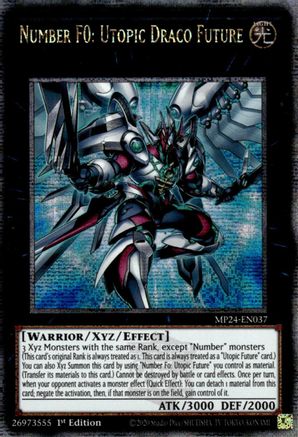 Number F0: Utopic Draco Future [MP24-EN037] Quarter Century Secret Rare - Yu-Gi-Oh! - Card Brawlers | Quebec | Canada |