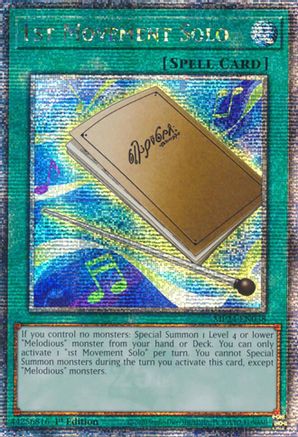 1st Movement Solo [MP24-EN038] Quarter Century Secret Rare - Yu-Gi-Oh! - Card Brawlers | Quebec | Canada |