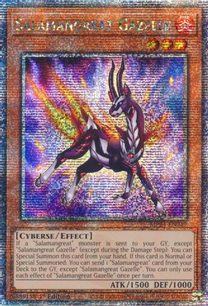 Salamangreat Gazelle [MP24-EN049] Quarter Century Secret Rare - Yu-Gi-Oh! - Card Brawlers | Quebec | Canada |