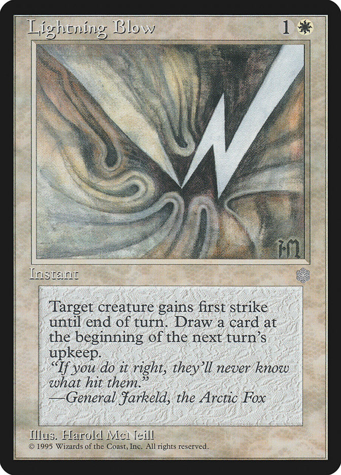 Lightning Blow [Ice Age] - Magic: The Gathering - Card Brawlers | Quebec | Canada |