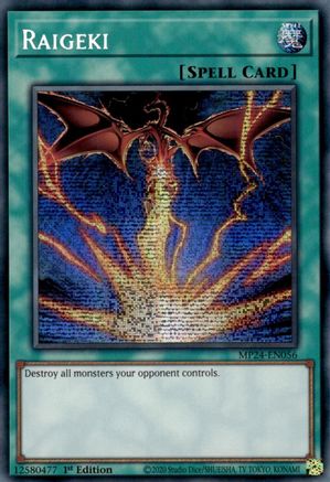 Raigeki (Alternate Art) [MP24-EN056]  Secret Rare Misprint - Yu-Gi-Oh! - Card Brawlers | Quebec | Canada |