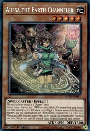 Aussa the Earth Channeler [MP24-EN061] Prismatic Secret Rare - Yu-Gi-Oh! - Card Brawlers | Quebec | Canada |