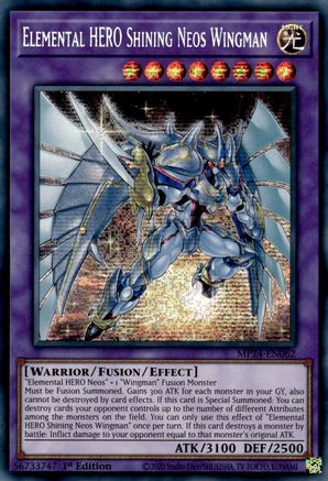 Elemental HERO Shining Neos Wingman [MP24-EN062] Prismatic Secret Rare - Yu-Gi-Oh! - Card Brawlers | Quebec | Canada |