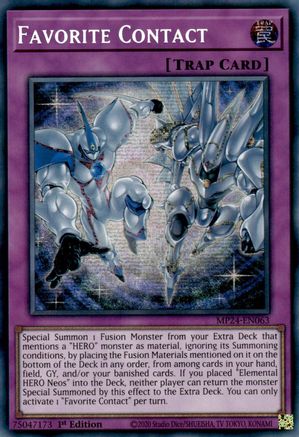 Favorite Contact [MP24-EN063] Prismatic Secret Rare - Yu-Gi-Oh! - Card Brawlers | Quebec | Canada |