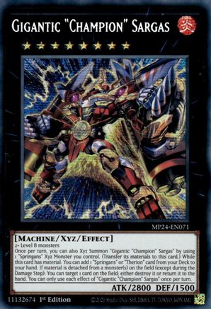 Gigantic "Champion" Sargas [MP24-EN071] Prismatic Secret Rare - Yu-Gi-Oh! - Card Brawlers | Quebec | Canada |