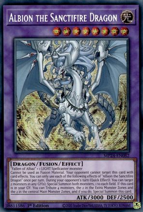 Albion the Sanctifire Dragon [MP24-EN082]  Secret Rare Misprint
