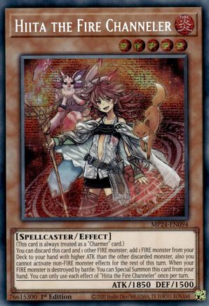 Hiita the Fire Channeler [MP24-EN094] Prismatic Secret Rare - Yu-Gi-Oh! - Card Brawlers | Quebec | Canada |
