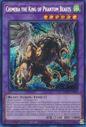 Chimera the King of Phantom Beasts [MP24-EN095] Prismatic Secret Rare - Yu-Gi-Oh! - Card Brawlers | Quebec | Canada |