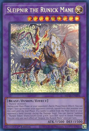 Sleipnir the Runick Mane [MP24-EN096] Prismatic Secret Rare - Yu-Gi-Oh! - Card Brawlers | Quebec | Canada |