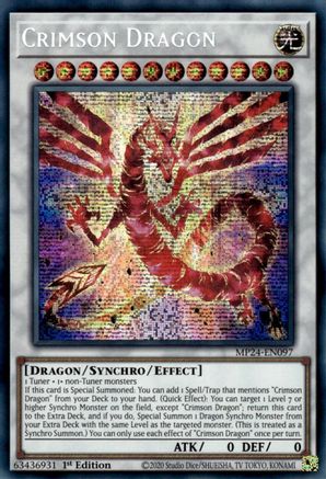 Crimson Dragon (card) [MP24-EN097]  Secret Rare Misprint - Yu-Gi-Oh! - Card Brawlers | Quebec | Canada |