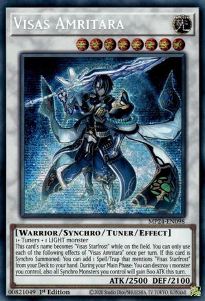 Visas Amritara [MP24-EN098]  Secret Rare Misprint - Yu-Gi-Oh! - Card Brawlers | Quebec | Canada |