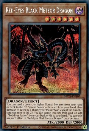 Red-Eyes Black Meteor Dragon [MP24-EN107]  Secret Rare Misprint - Yu-Gi-Oh! - Card Brawlers | Quebec | Canada |