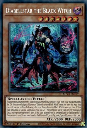 Diabellstar the Black Witch [MP24-EN109] Prismatic Secret Rare - Yu-Gi-Oh! - Card Brawlers | Quebec | Canada |