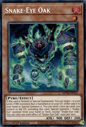 Snake-Eye Oak [MP24-EN111]  Secret Rare Misprint - Yu-Gi-Oh! - Card Brawlers | Quebec | Canada |