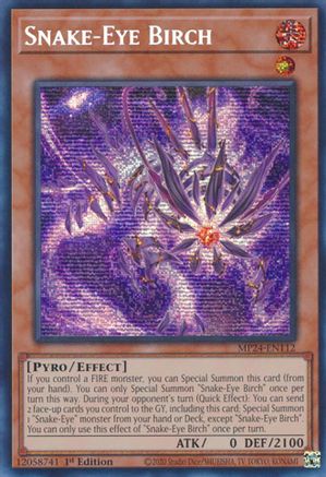 Snake-Eye Birch [MP24-EN112] Prismatic Secret Rare - Yu-Gi-Oh! - Card Brawlers | Quebec | Canada |