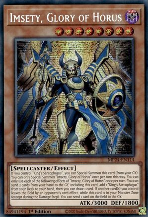 Imsety, Glory of Horus [MP24-EN114]  Secret Rare Misprint - Yu-Gi-Oh! - Card Brawlers | Quebec | Canada |