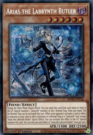 Arias the Labrynth Butler [MP24-EN116]  Secret Rare Misprint - Yu-Gi-Oh! - Card Brawlers | Quebec | Canada |
