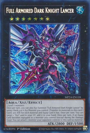 Full Armored Dark Knight Lancer [MP24-EN118] Prismatic Secret Rare - Yu-Gi-Oh! - Card Brawlers | Quebec | Canada |