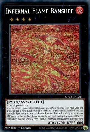 Infernal Flame Banshee [MP24-EN120] Prismatic Secret Rare - Yu-Gi-Oh! - Card Brawlers | Quebec | Canada |