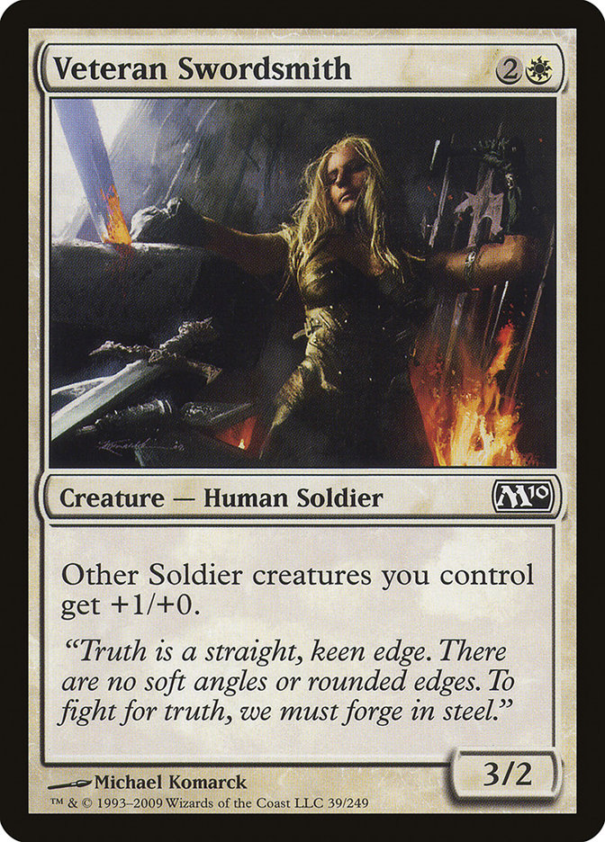 Veteran Swordsmith [Magic 2010] - Magic: The Gathering - Card Brawlers | Quebec | Canada |