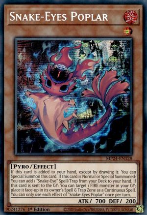 Snake-Eyes Poplar [MP24-EN128] Prismatic Secret Rare - Yu-Gi-Oh! - Card Brawlers | Quebec | Canada |