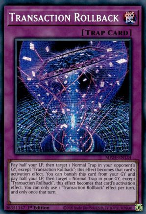 Transaction Rollback [MP24-EN134]  Secret Rare Misprint - Yu-Gi-Oh! - Card Brawlers | Quebec | Canada |