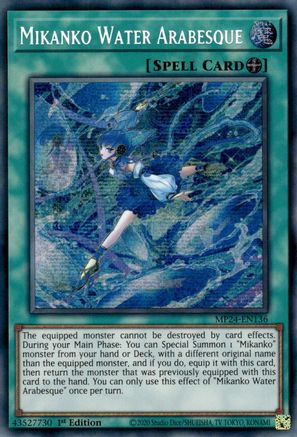 Mikanko Water Arabesque [MP24-EN136] Prismatic Secret Rare - Yu-Gi-Oh! - Card Brawlers | Quebec | Canada |