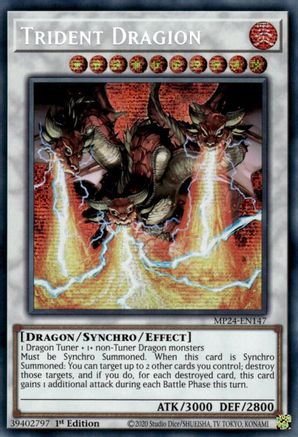 Trident Dragion [MP24-EN147] Prismatic Secret Rare
