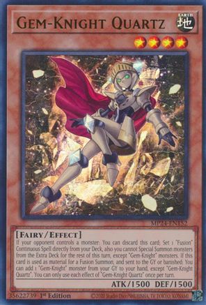 Gem-Knight Quartz [MP24-EN152] Ultra Rare - Yu-Gi-Oh! - Card Brawlers | Quebec | Canada |