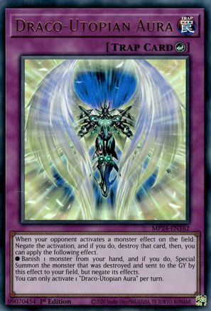 Draco-Utopian Aura [MP24-EN162] Ultra Rare - Yu-Gi-Oh! - Card Brawlers | Quebec | Canada |