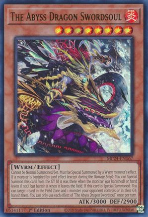 The Abyss Dragon Swordsoul [MP24-EN167] Ultra Rare - Yu-Gi-Oh! - Card Brawlers | Quebec | Canada |
