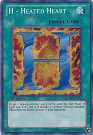 H - Heated Heart [RYMP-EN023] Secret Rare - Yu-Gi-Oh! - Card Brawlers | Quebec | Canada |