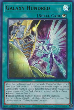 Galaxy Hundred [MP24-EN177] Ultra Rare - Yu-Gi-Oh! - Card Brawlers | Quebec | Canada |