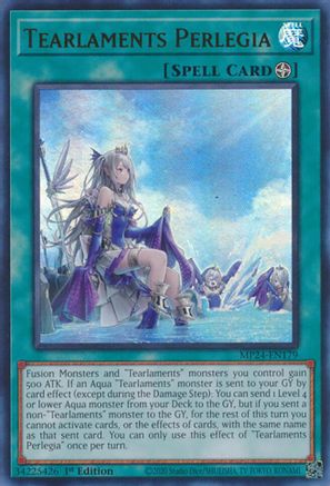Tearlaments Perlegia [MP24-EN179] Ultra Rare - Yu-Gi-Oh! - Card Brawlers | Quebec | Canada |