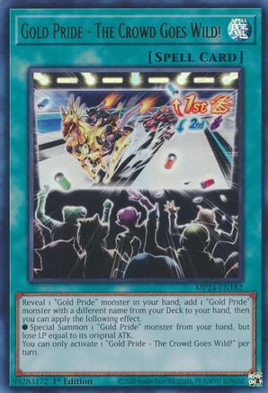 Gold Pride - The Crowd Goes Wild! [MP24-EN182] Ultra Rare - Yu-Gi-Oh! - Card Brawlers | Quebec | Canada |