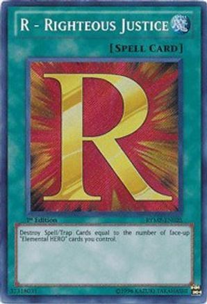 R - Righteous Justice [RYMP-EN025] Secret Rare - Yu-Gi-Oh! - Card Brawlers | Quebec | Canada |
