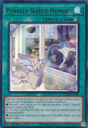 Purrely Sleepy Memory [MP24-EN198] Ultra Rare - Yu-Gi-Oh! - Card Brawlers | Quebec | Canada |