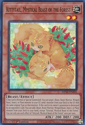 Kittytail, Mystical Beast of the Forest [MP24-EN205] Ultra Rare - Yu-Gi-Oh! - Card Brawlers | Quebec | Canada |