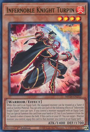 Infernoble Knight Turpin [MP24-EN212] Ultra Rare - Yu-Gi-Oh! - Card Brawlers | Quebec | Canada |