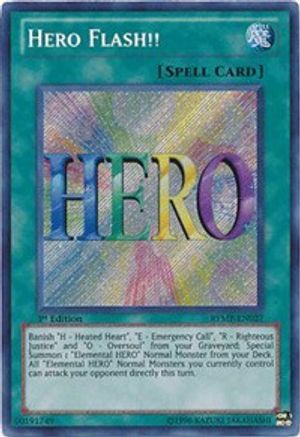 Hero Flash!! [RYMP-EN027] Secret Rare - Yu-Gi-Oh! - Card Brawlers | Quebec | Canada |